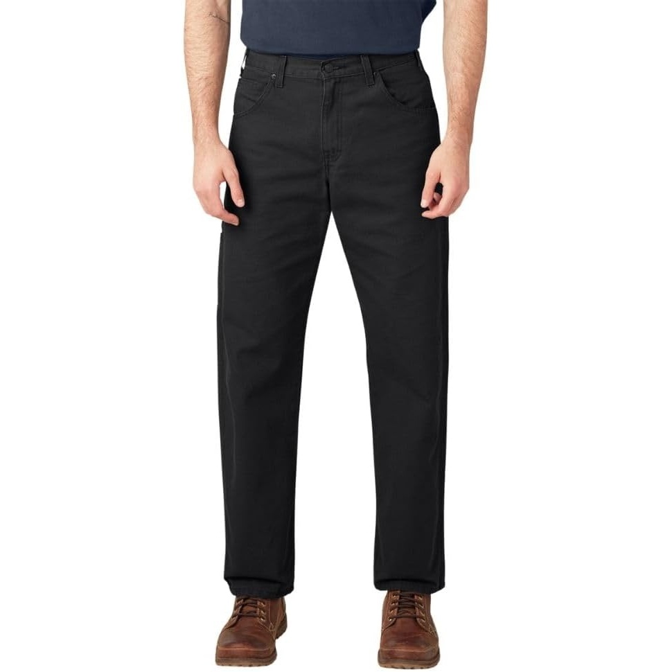 image:imageDickies Mens RelaxedFit Carpenter JeanRinsed Black