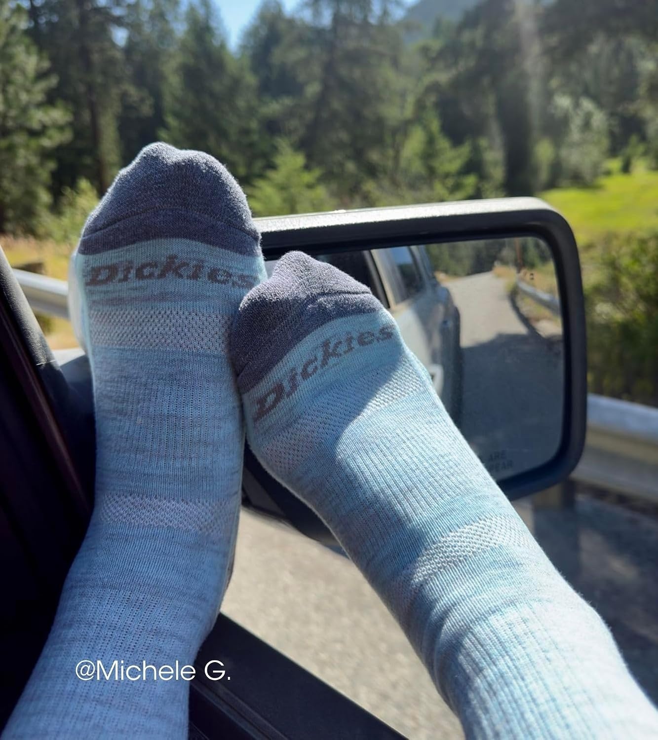 image:imageDickies Womens Dritech Advanced Moisture Wicking Midcrew Socks Available in Ml 6 12 PairsGrey Bright Assorted 6 Pairs
