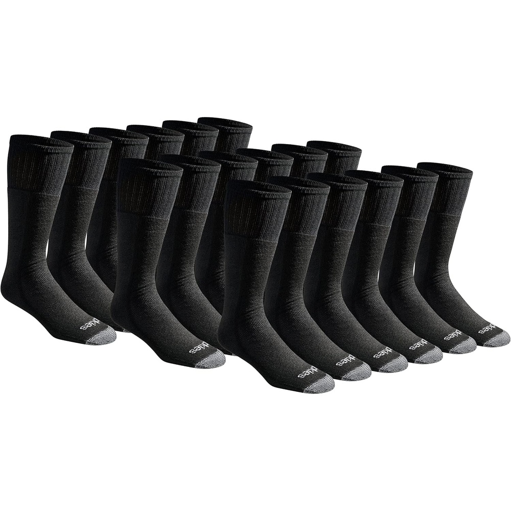image:imageDickies Mens Cushioned Work Tube Socks 36 PairsBlack 18 Pairs