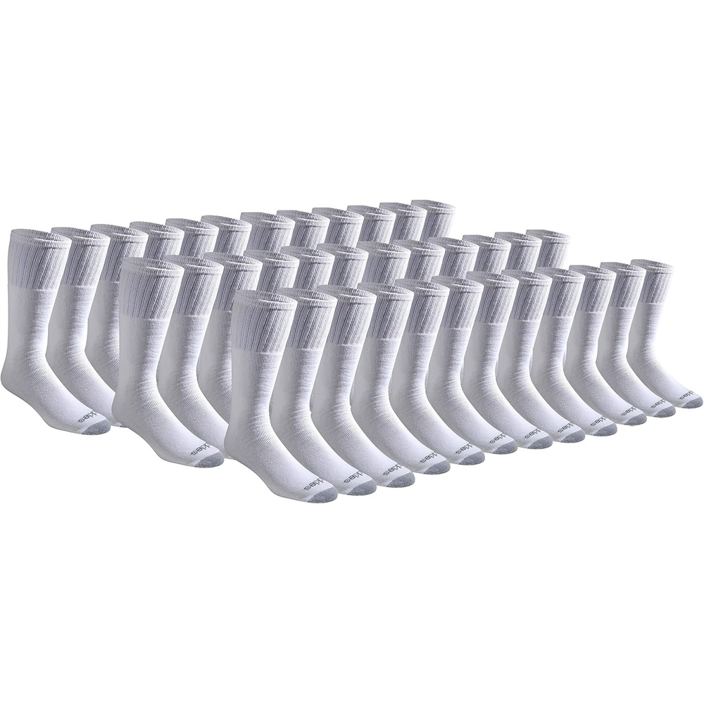 image:imageDickies Mens Cushioned Work Tube Socks 36 PairsWhite 36 Pairs
