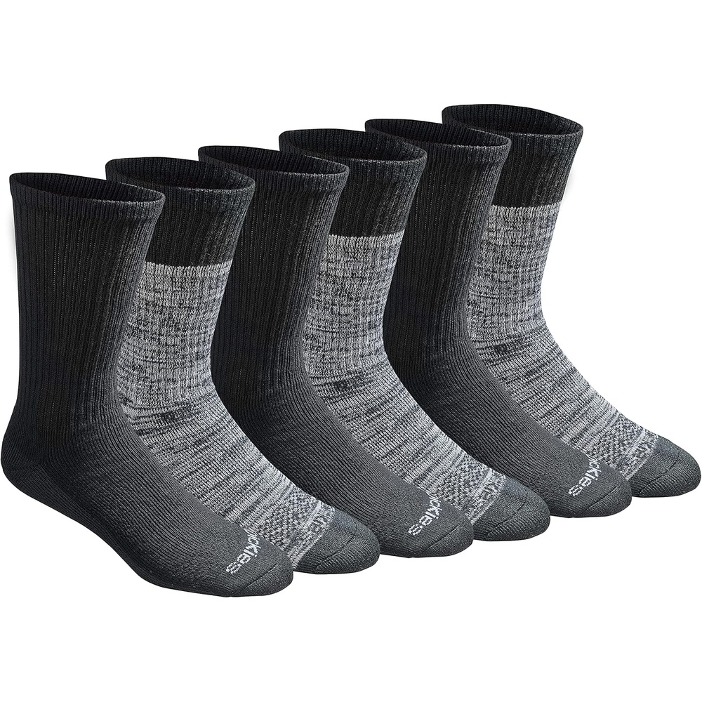 image:imageDickies Mens DriTech Essential Moisture Control Crew Socks Available in MXXL 6 12 PairsFree Run 6 Pairs