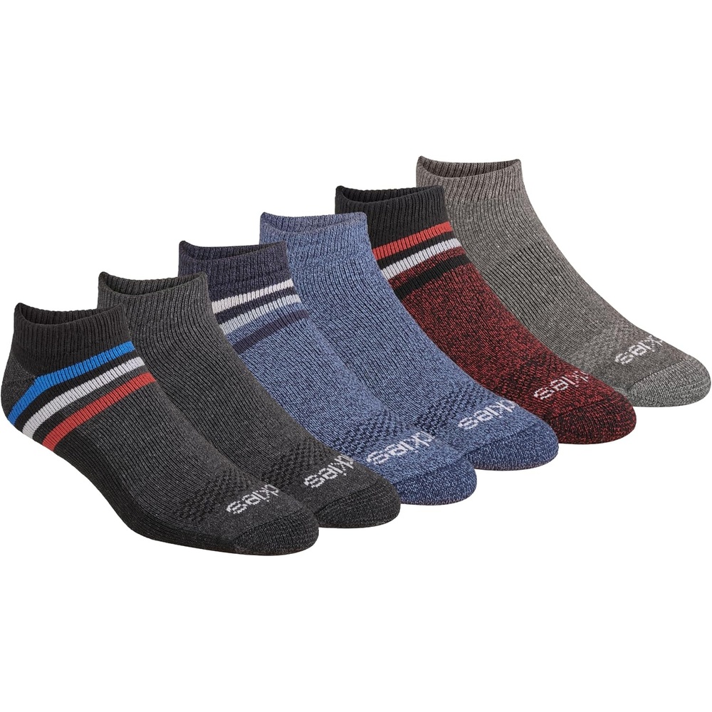 image:imageDickies Mens DriTech Moisture Control No ShowLow Cut Socks Available in MXXL 6 12 PairsRwb Assort 6 Pairs