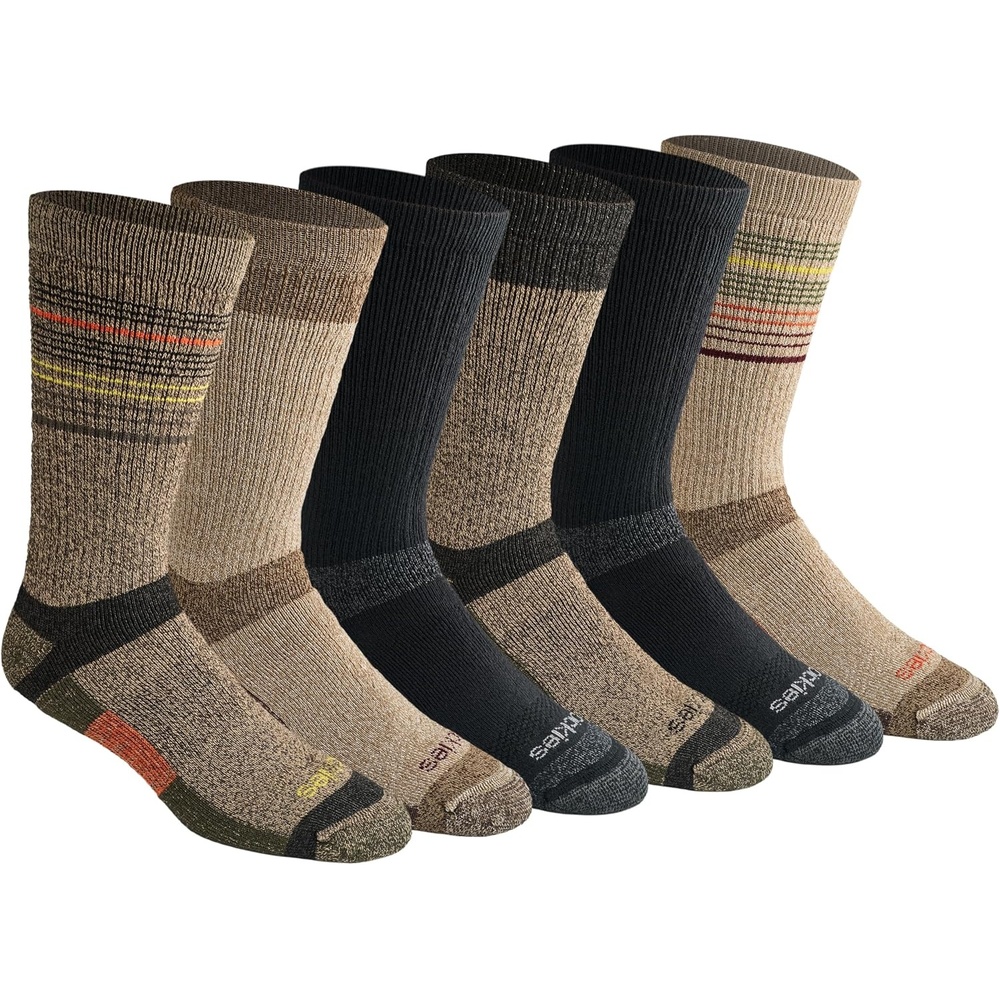 image:imageDickies Mens Dritech Moisture Control Max Full Cushion Crew Socks Available in Mxl 6 12 PairsOlive Assorted 6 Pairs