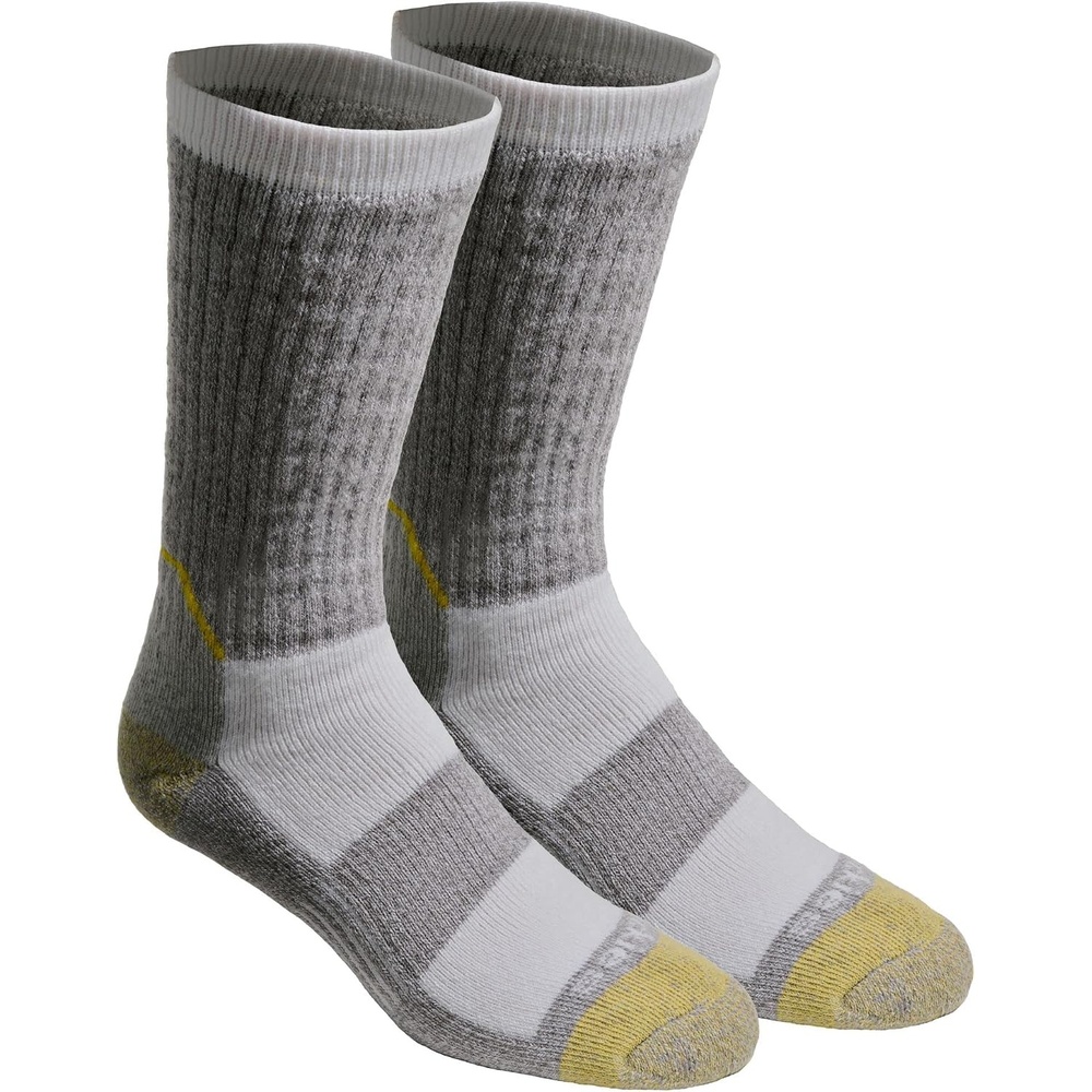 image:imageDickies Mens Kevlar Reinforced Steel Toe Crew Socks Available in Lxl 2 4 PairsGrey 2 Pairs