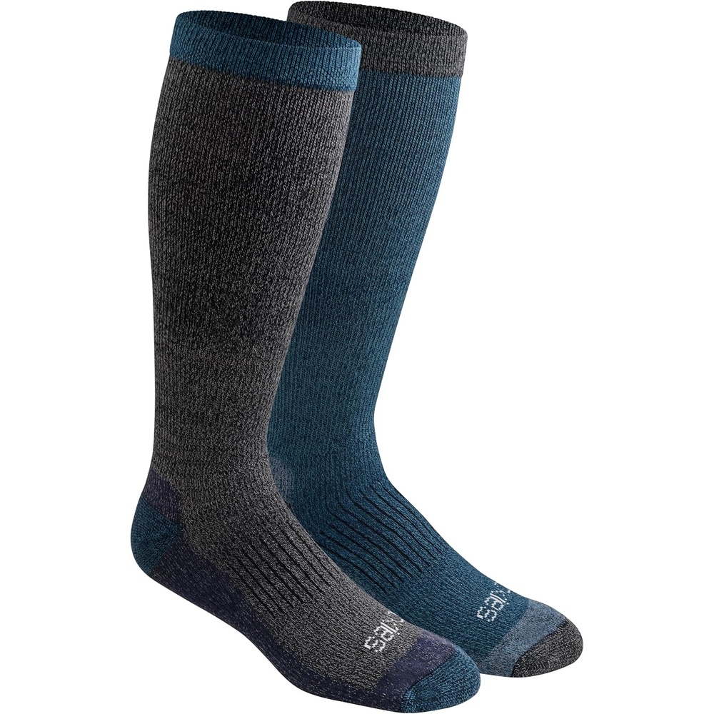 image:imageDickies Mens Light Compression Comfort OverTheCalf Socks Available in MXXL 2 4 6 PairsNavy Marl 2 Pairs