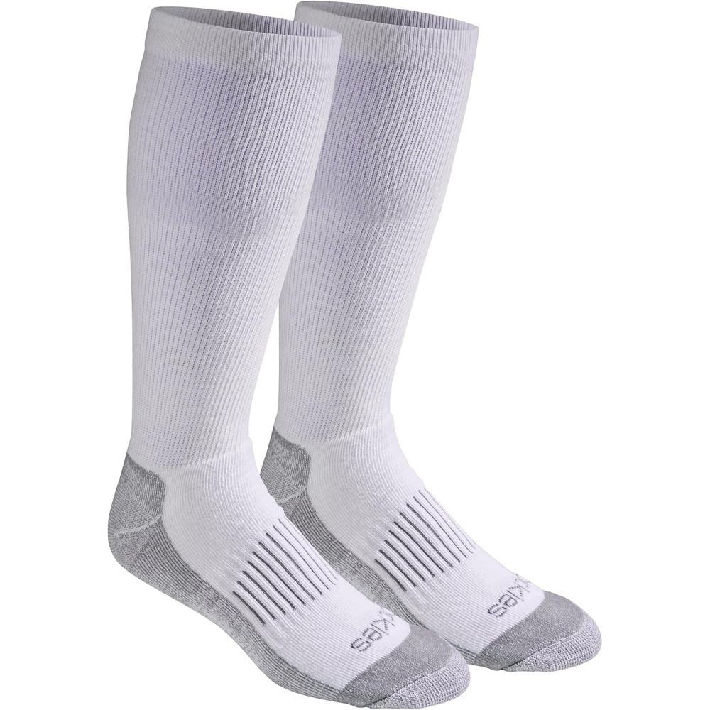 image:imageDickies Mens Light Compression Comfort OverTheCalf Socks Available in MXXL 2 4 6 PairsWhite 2 Pairs