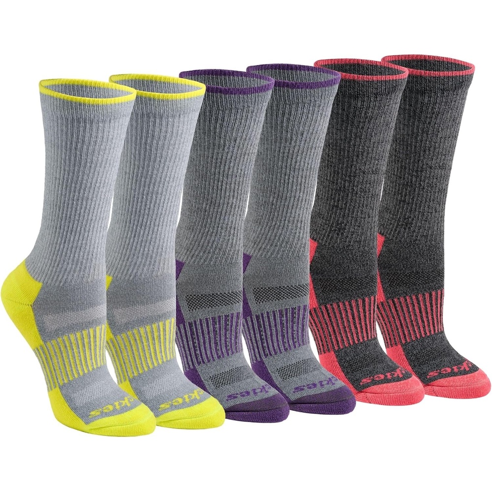 image:imageDickies Womens DriTech Essential Crew amp KH SocksDk Fash 6 Pr