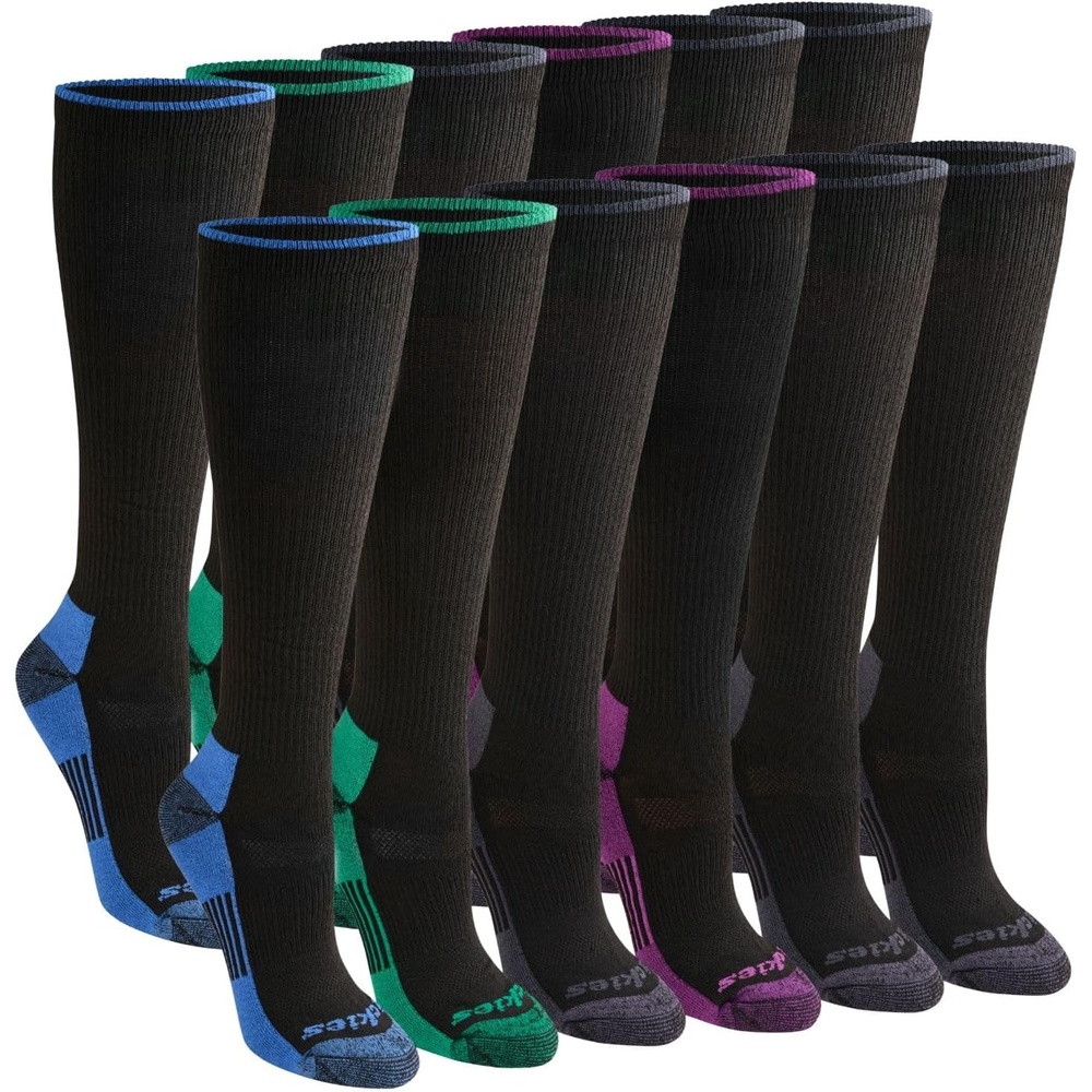 image:imageDickies Womens DriTech Essential Crew amp KH SocksKh Blk 12 Pairs
