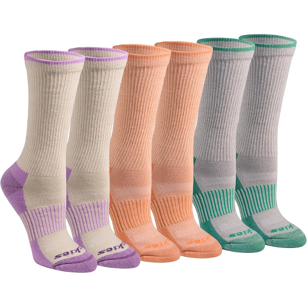 image:imageDickies Womens DriTech Essential Crew amp KH SocksLt Fash 6 Pr