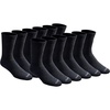 Solid Black (12 Pairs)