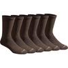 Solid Brown (6 Pairs)