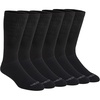 Solid Black (6 Pairs)