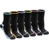 Black Assorted (6 Pairs)