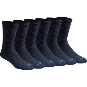 Dickies Men’s Dri-Tech Essential Moisture Control Crew Socks, Available in M-XXL (6, 12 Pairs)(Solid Navy (6 Pairs))