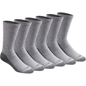 Dickies Men’s Dri-tech Original Moisture Control Crew Socks, Available in M-xxl (6, 12, 18 Pairs)(Gray (6 Pairs))