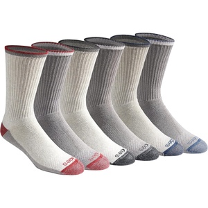 Dickies Men’s Dri-tech Original Moisture Control Crew Socks, Available in M-xxl (6, 12, 18 Pairs)(Oatmeal Assorted (6 Pairs))
