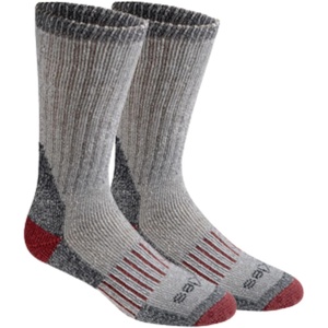 Dickies Men’s Heavy Weight Wool Blend Thermal Crew Socks, (2, 4 Pairs)(Blk (2 Pr))