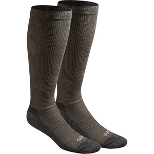Dickies Men’s Light Compression Comfort Over-The-Calf Socks, Available in M-XXL (2, 4, 6 Pairs)(Brown (2 Pairs))