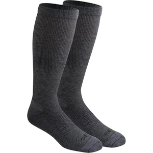 Dickies Men’s Light Compression Comfort Over-The-Calf Socks, Available in M-XXL (2, 4, 6 Pairs)(Charcoal (2 Pairs))