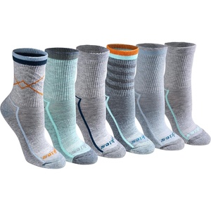 Dickies Women’s Dri-tech Advanced Moisture Wicking Mid-crew Socks, Available in M-l (6, 12 Pairs)(Blue Assorted (6 Pairs))