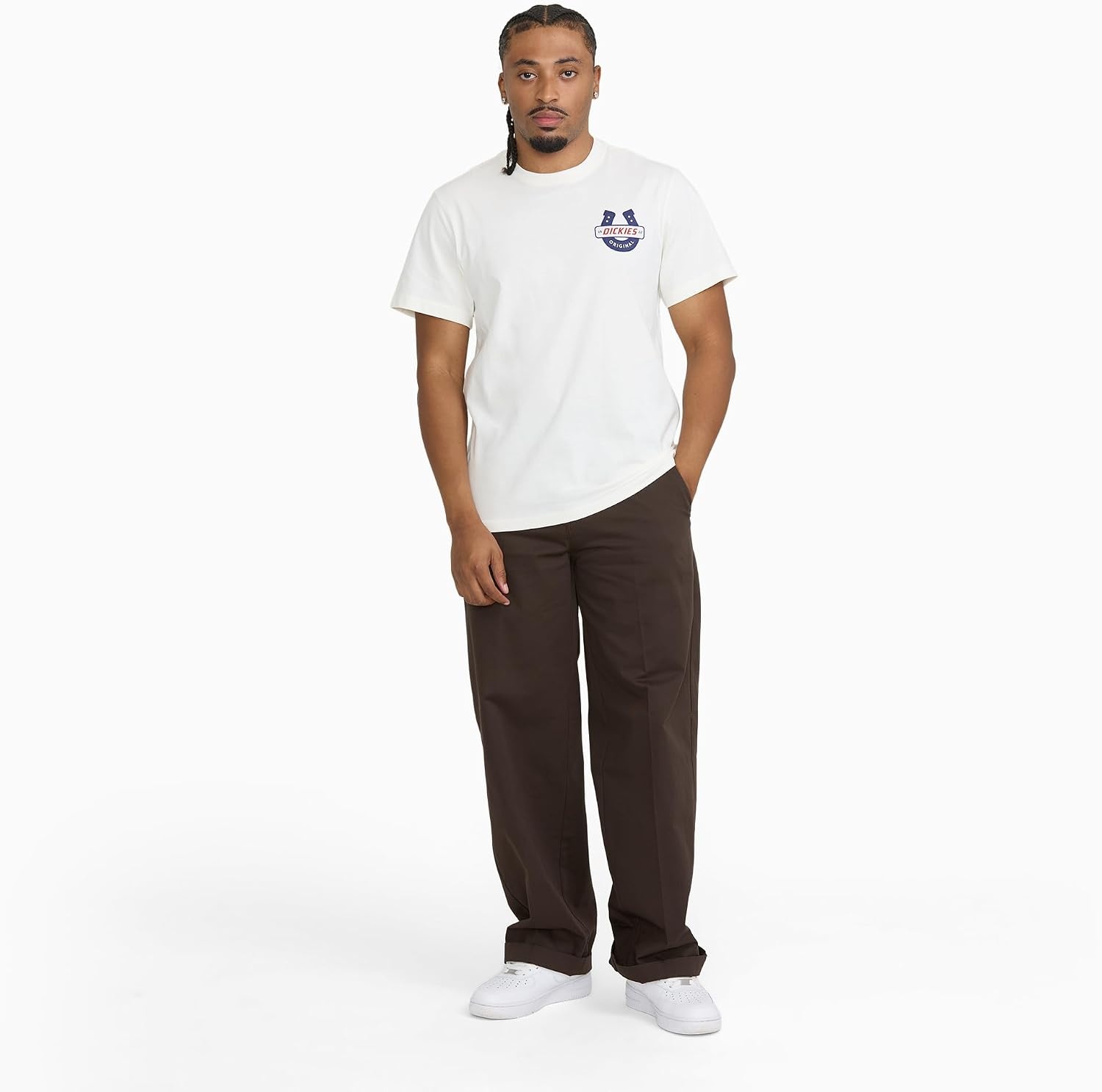 image:imageDickies Mens Construction Crew Short Sleeve TShirtHorse Shoe Egret