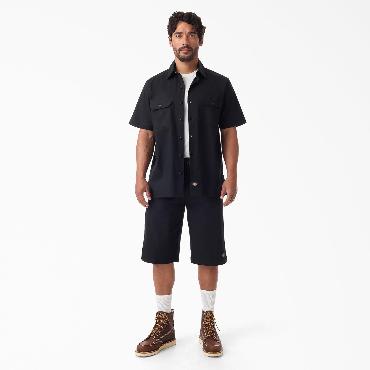 image:imageDickies Mens Short Sleeve Pro Series Work ShirtBlack