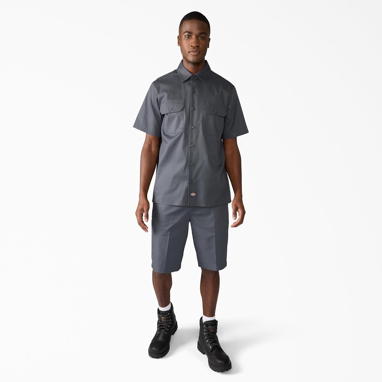 image:imageDickies Mens Short Sleeve Pro Series Work ShirtCharcoal