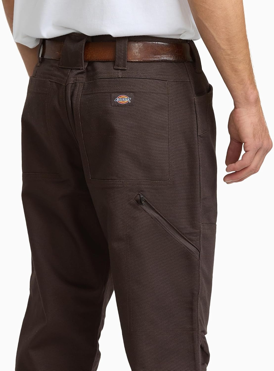 image:imageDickies Mens Tradebuilt Duck Double Knee PantDark Brown