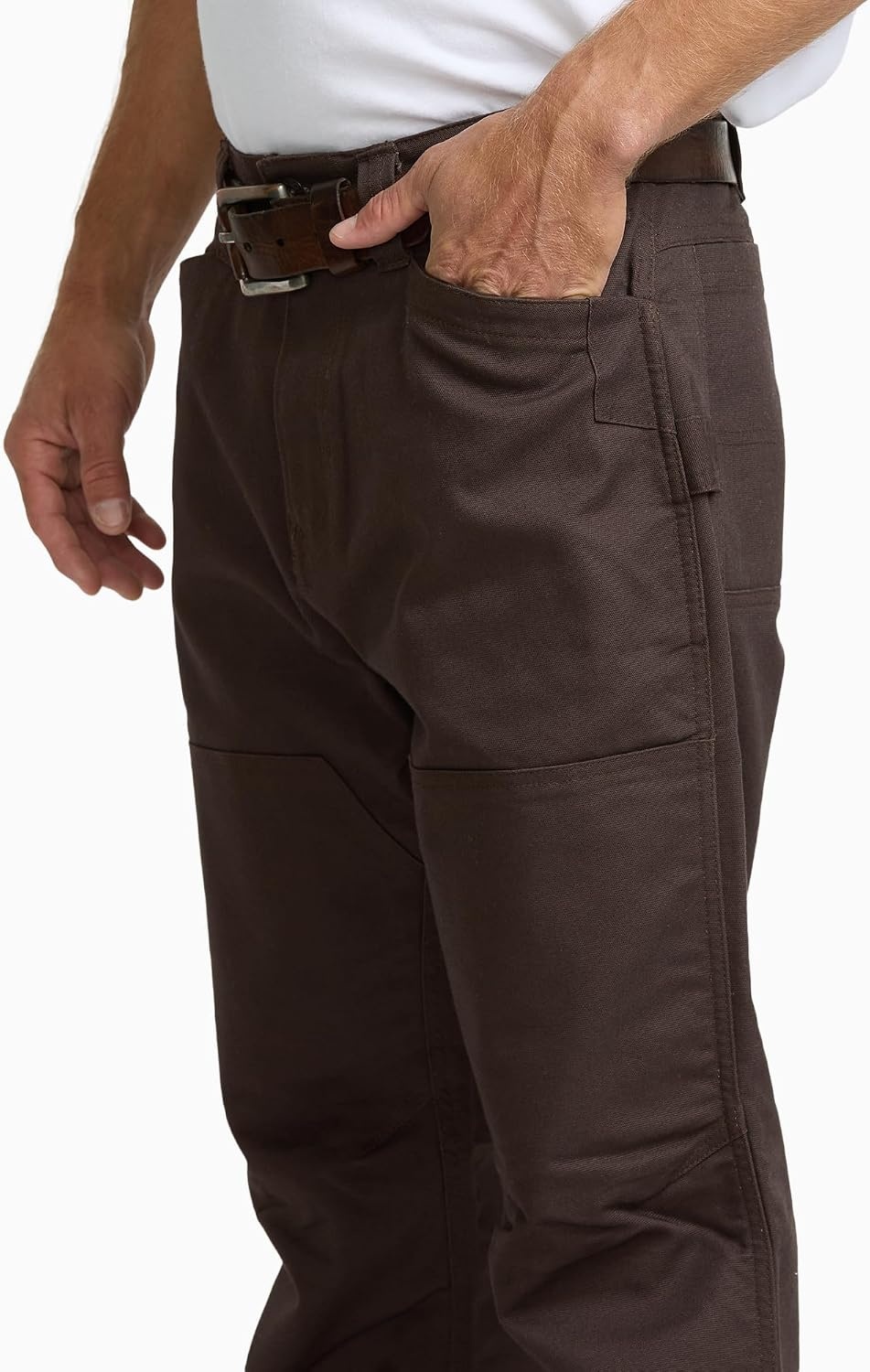 image:imageDickies Mens Tradebuilt Duck Double Knee PantDark Brown