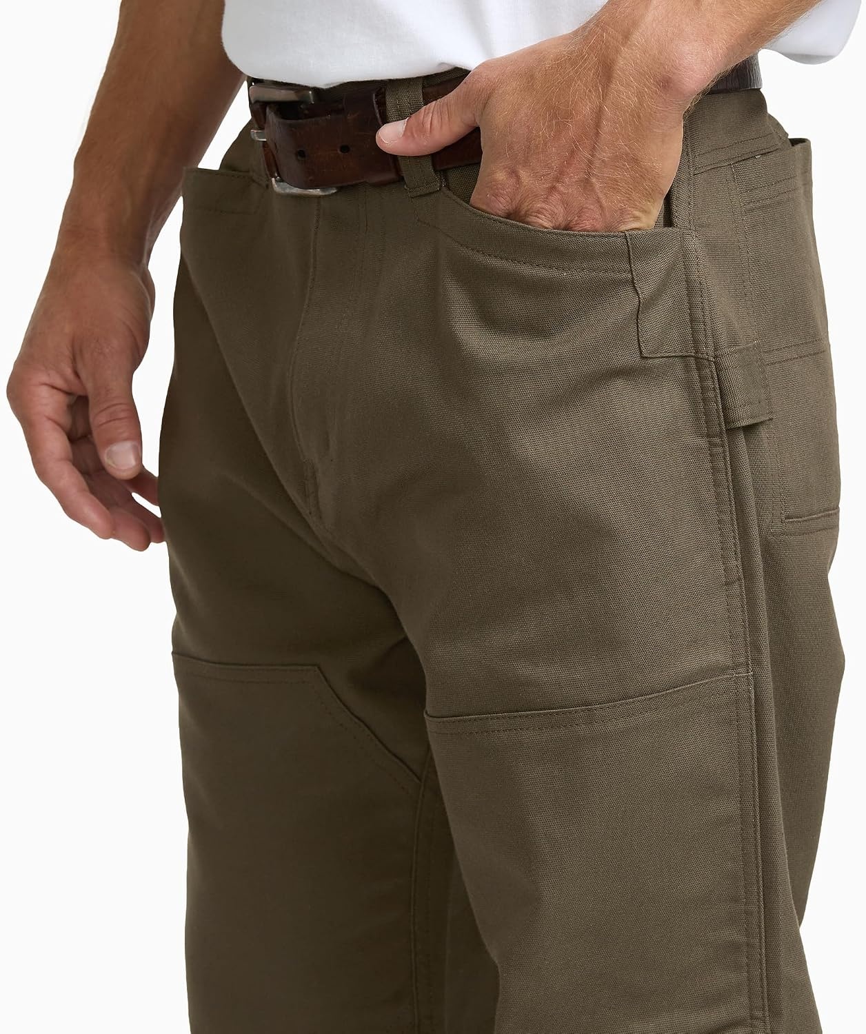 image:imageDickies Mens Tradebuilt Duck Double Knee PantMoss Green