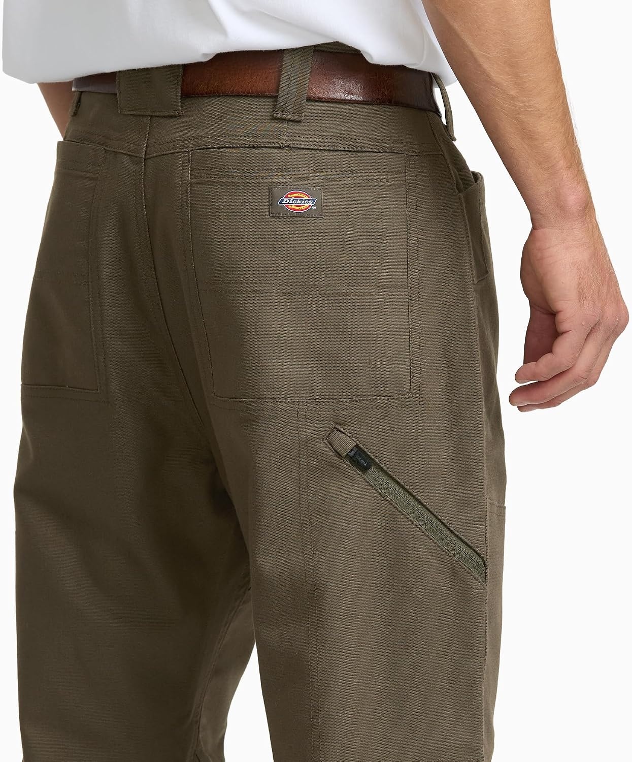 image:imageDickies Mens Tradebuilt Duck Double Knee PantMoss Green