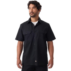 Dickies Men’s Short Sleeve Pro Series Work Shirt(Black)