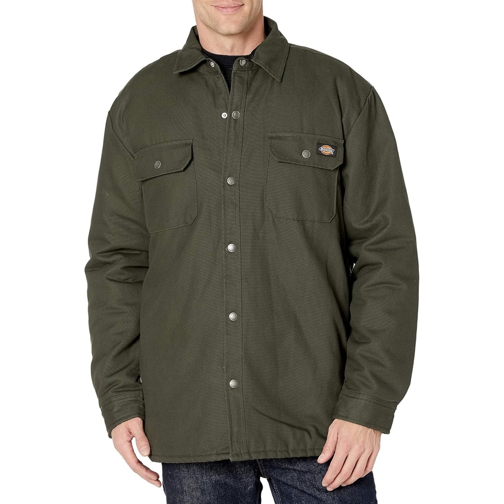 image:imageDickies mens Flannel Lined Duck Shirt Jacket